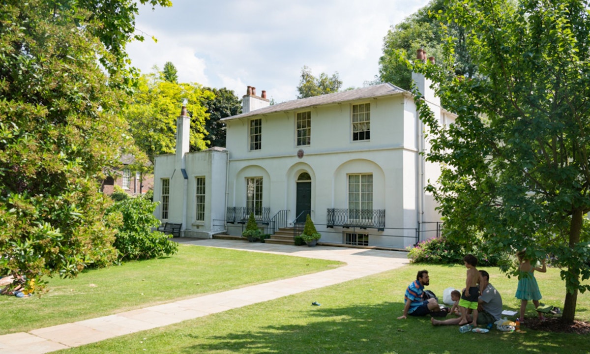 Keats House Garden sunny study break London students